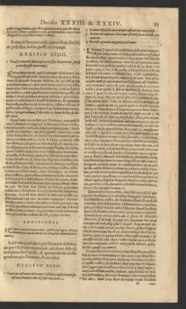 Decisio XXXIV.