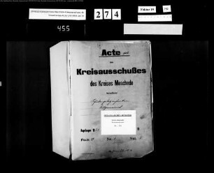 Schulangelegenheiten (Generalia und Spezialia) Bd.1