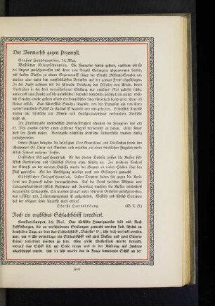 Der Vormarsch gegen Przemysl.