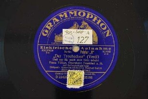 "Der Troubadour" : Daß nur für mich dein Herz erbebt / (Verdi)