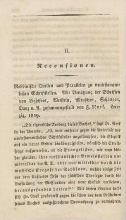 274-278 [Rezension] Korn, Friedrich, Rabbinische Quellen und Parallelen zu neutestamentlichen Schriftstellen