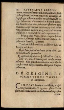 De Origine Et Formatione Vocis & Sermonis.