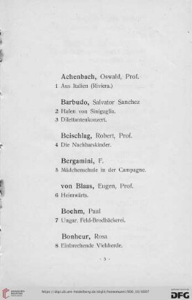 Sonderausstellung (Nr. 1-52)
