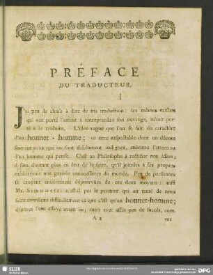 Préface Du Traducteur