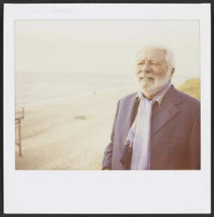 Wolfram Siebeck am Strand von Sylt