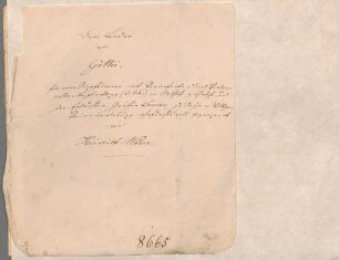 3 Lieder; V, vlc (ad lib.), pf - BSB Mus.Schott.Ha 9032-2