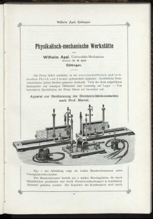 [Beschreibung der einzelnen Werkstätten]