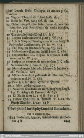 Libri philos. iurid. phys. medici & mathem.