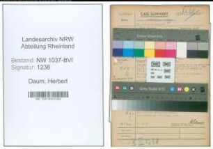 Entnazifizierung Herbert Daum , geb. 02.04.1901 (Automechaniker)