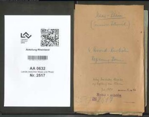 Antrag von J. H. Broichsittard aus Ahrweiler, auf Vergütung von Spanndiensten