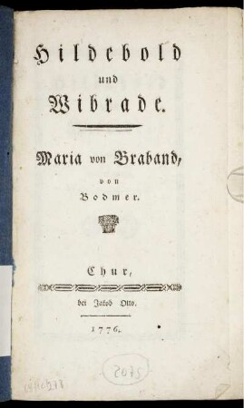 Hildebold und Wibrade