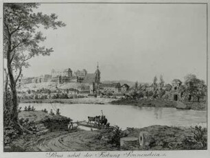 Pirna nebst der Festung Sonnenstein