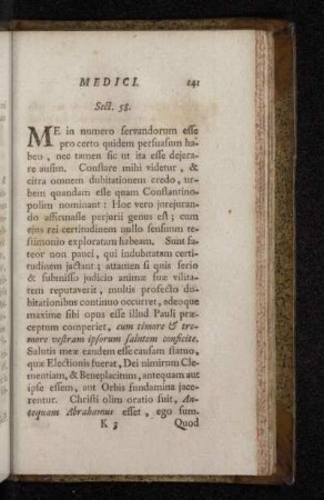 Sect. 58. [De Salutis certitudine.]