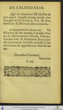 De Calendario