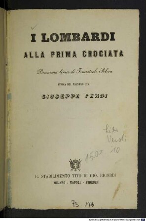 I Lombardi alla prima crociata