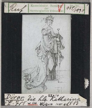 Albrecht Dürer: Heilige Katharina, Dublin, National Gallery