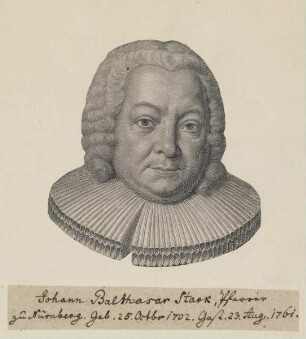 Bildnis des Johann Balthasar Stark