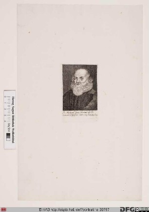 Bildnis Michael Bär (Beer, lat. Ursinus)