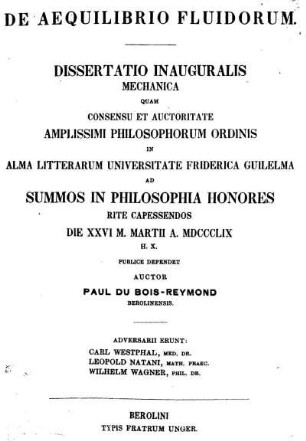 De Aequilibrio fluidorum
