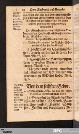 Von dem sechsten Gebot