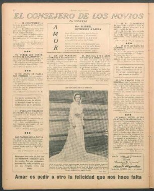 No puede ser conveniente el casamiento