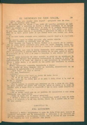 Capítulo VI - Una acusación