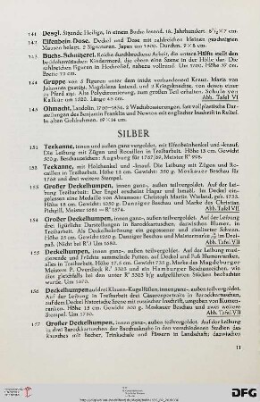 Silber (Nr. 151-187)