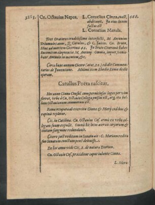 Catullus Poeta nascitur.