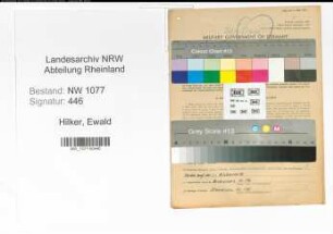 Entnazifizierung Ewald Hilker , geb. 11.03.1909 (Bahnpolizist)