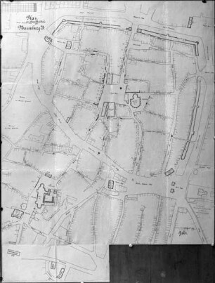Stadtplan der Altstadt von Naumburg an der Saale