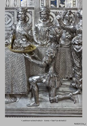 Silberaltar: Gastmahl des Herodes und der Tanz der Salome