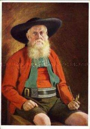 Mann in südtiroler Tracht