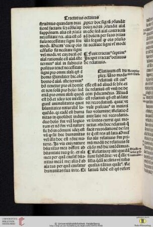 Tractatus octavus