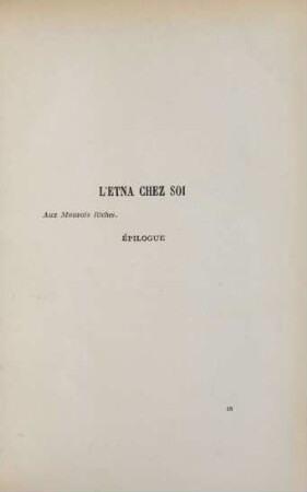 L'Etna chez soi