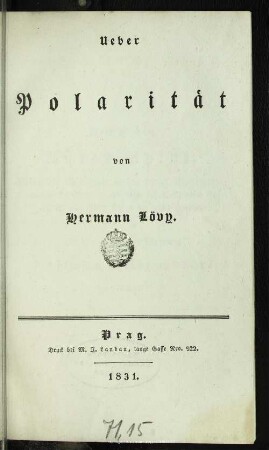 Über Polarität