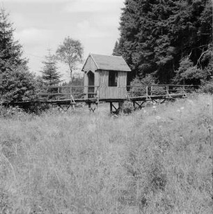 Gedeckte Fußgängerbrücke, Bad Brambach