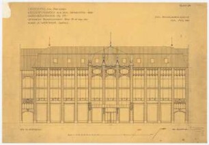 Warenhaus Wertheim, Leipziger Straße, Berlin 1. Bauabschnitt: Ansicht