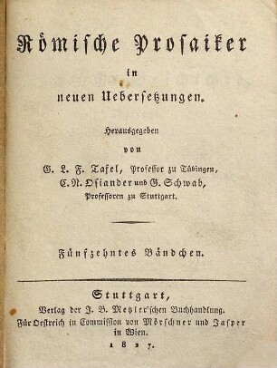 Ammianus Marcellinus Römische Geschichte, 1