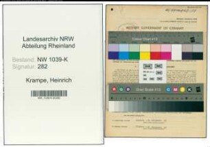 Entnazifizierung Heinrich Krampe , geb. 08.02.1901 (Angestellter)