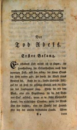 Salomon Geßners Sämmtliche Schriften, 1