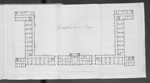 Grundplan der 1.ten Etage.