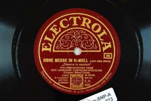 Hohe Messe in h-moll : "Osanna in excelsis" / (Joh. Seb. Bach)