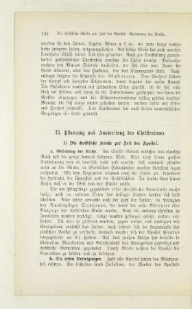 13. Pflanzung und Ausbreitung des Christentums