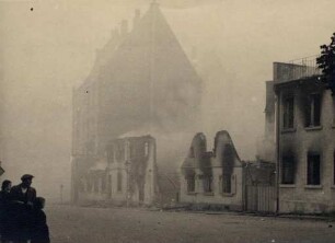 Zerstörungen Zweiter Weltkrieg. Lameystraße 28/30, Knielingen