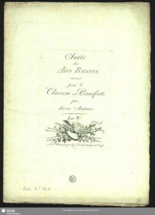 Chanson Russe Vyjdul' ja na rečin'ku : op. III