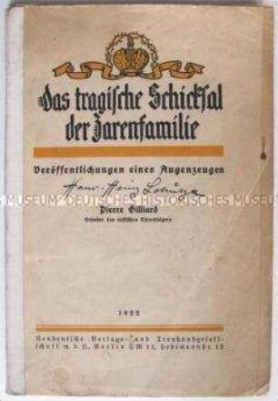 Historische Abhandlung über die russische Zarenfamilie