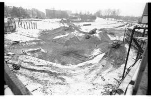 Kleinbildnegativ: Baustelle Prinzenbad, 1979