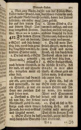 374-399, XXVII. Mittags-Lieder. - XXVIII. Abend-Lieder.