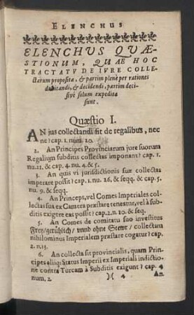 Elenchus quaestionum