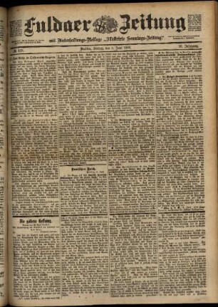 Ausgabe vom Freitag, den 09. Juni 1899.